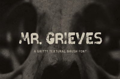 Mr. Grieves - Free Hand Drawn Brush Font - Pixel Surplus