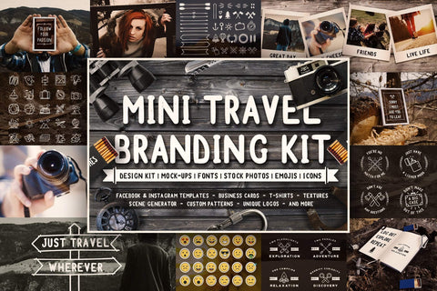 Free Mini Travel Branding Kit - Pixel Surplus