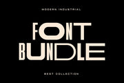 Modern Industrial Font Bundle