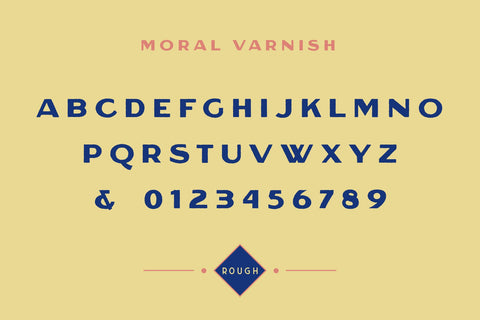Moral Varnish - Sans Serif & Stencil
