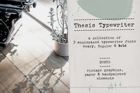 The Ultimate Typewriter Font Bundle Vol. 2