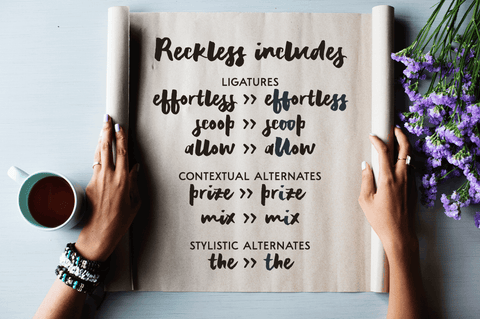 Reckless - Free Thick Brush Font - Pixel Surplus
