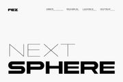 Next Sphere - Extended Sans Serif Font Family