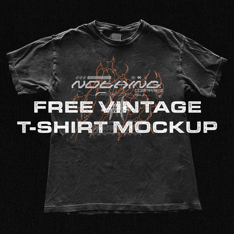 Free Vintage T-Shirt Mockup