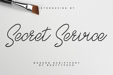 Secret Service - Free Modern Script - Pixel Surplus