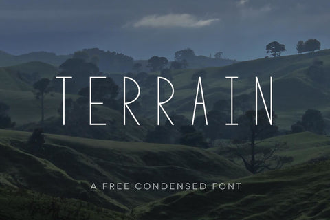 Terrain - Free Font - Pixel Surplus