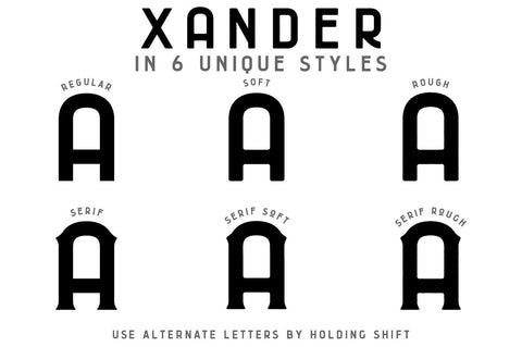 Xander - Handmade Typeface