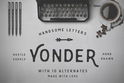 Yonder - Hand Drawn Font